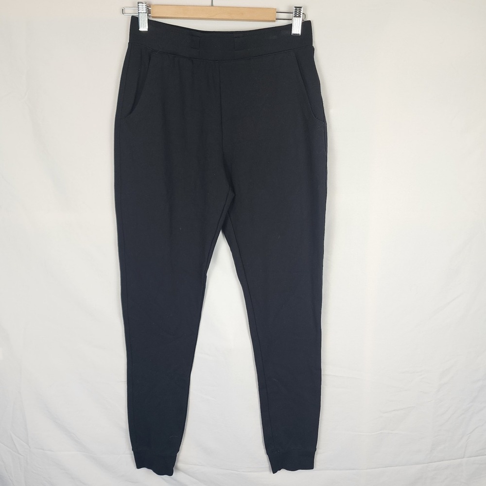 Quince Ponte Stretch Jogger Black Elastic Waist Pants Women's Size‎ XS